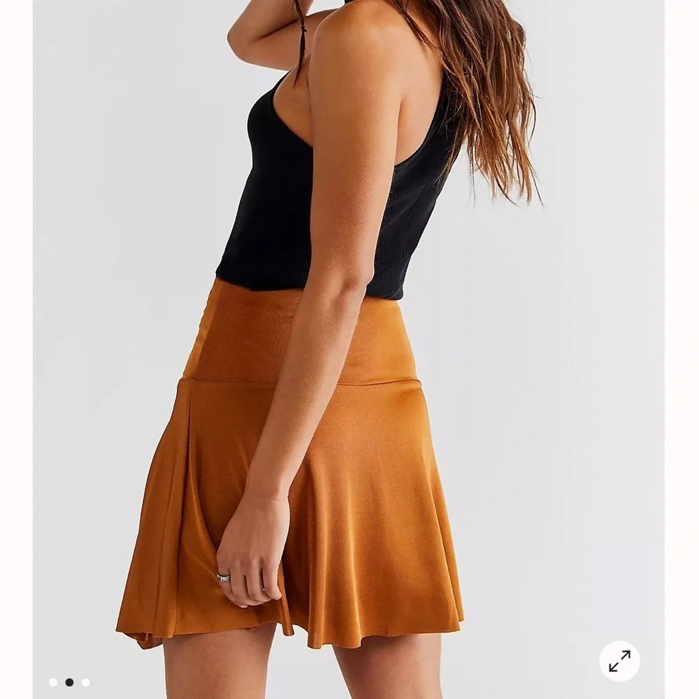 Free People Who's That Mini Skirt Cathaway Spice XS